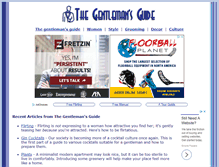 Tablet Screenshot of gentlemansguide.net